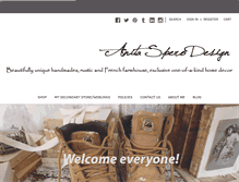 Tablet Screenshot of anitasperodesign.com
